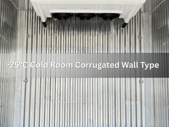 25°C Cold Room Corrugated Wall Type 25°C Cold Room Corrugated Wall Type